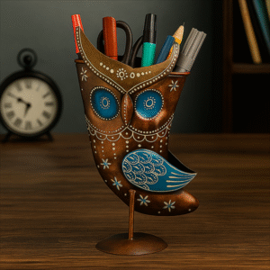 MULTICOLOUR METAL OWL MULTIUTILITY STAND