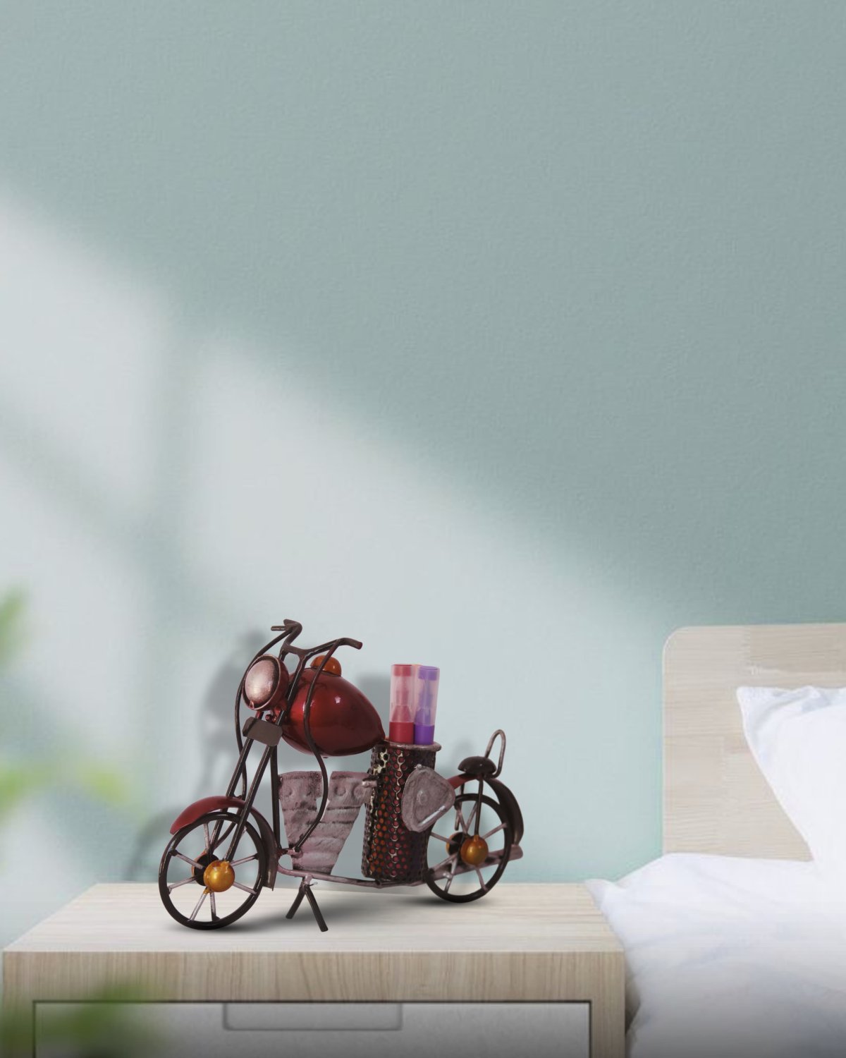 Bike Pen Stand - Handcrafted Decor