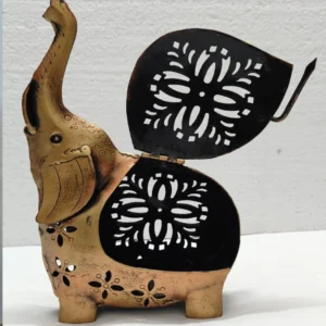 Elephant Diya Holder Pair