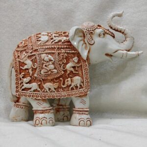 Marble Elephant – Handcrafted Decor Idol