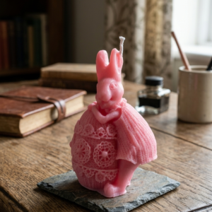 Easter Story Bunny Candle – Little Bunny on Lace Egg