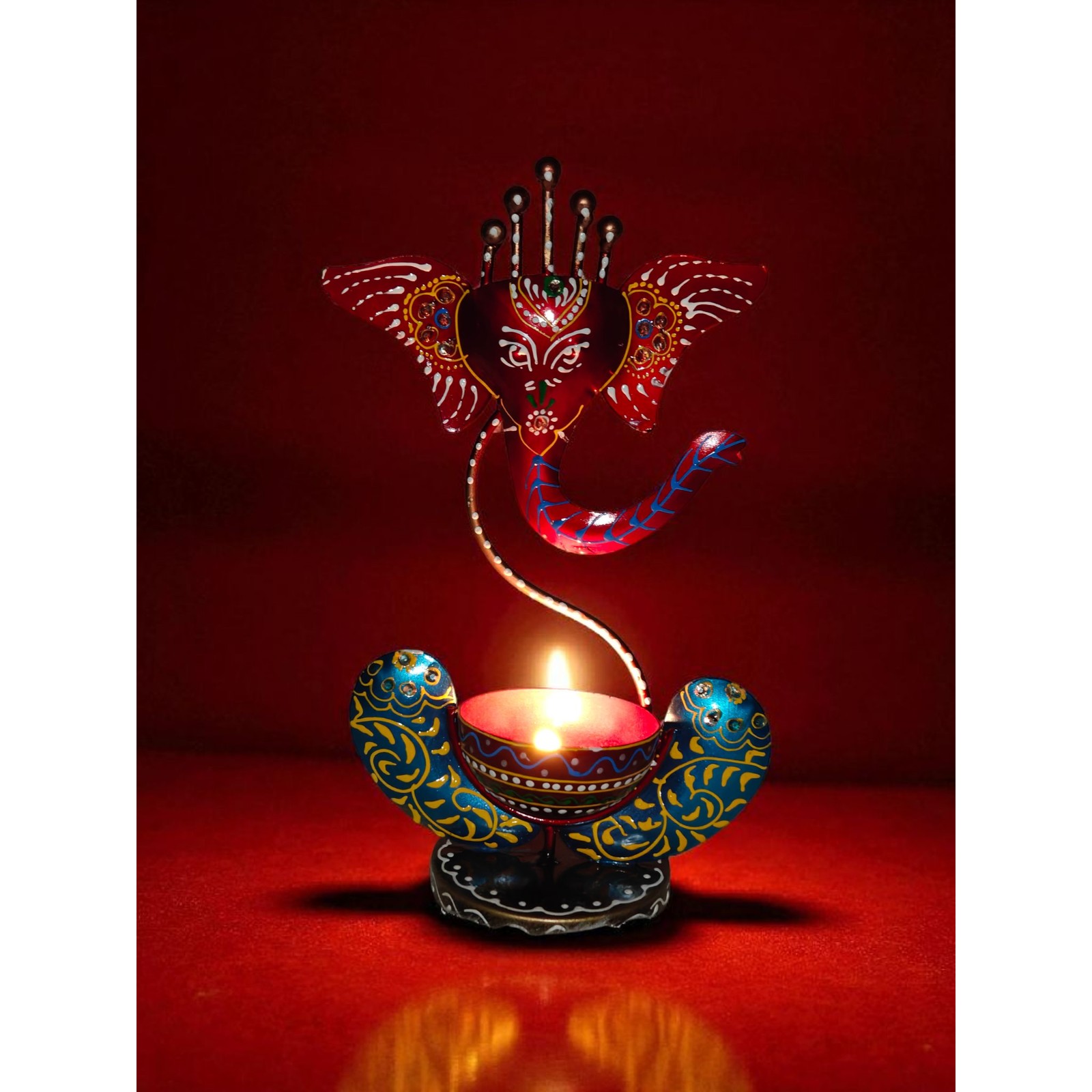Ganesh Tealight Holder โ view 2