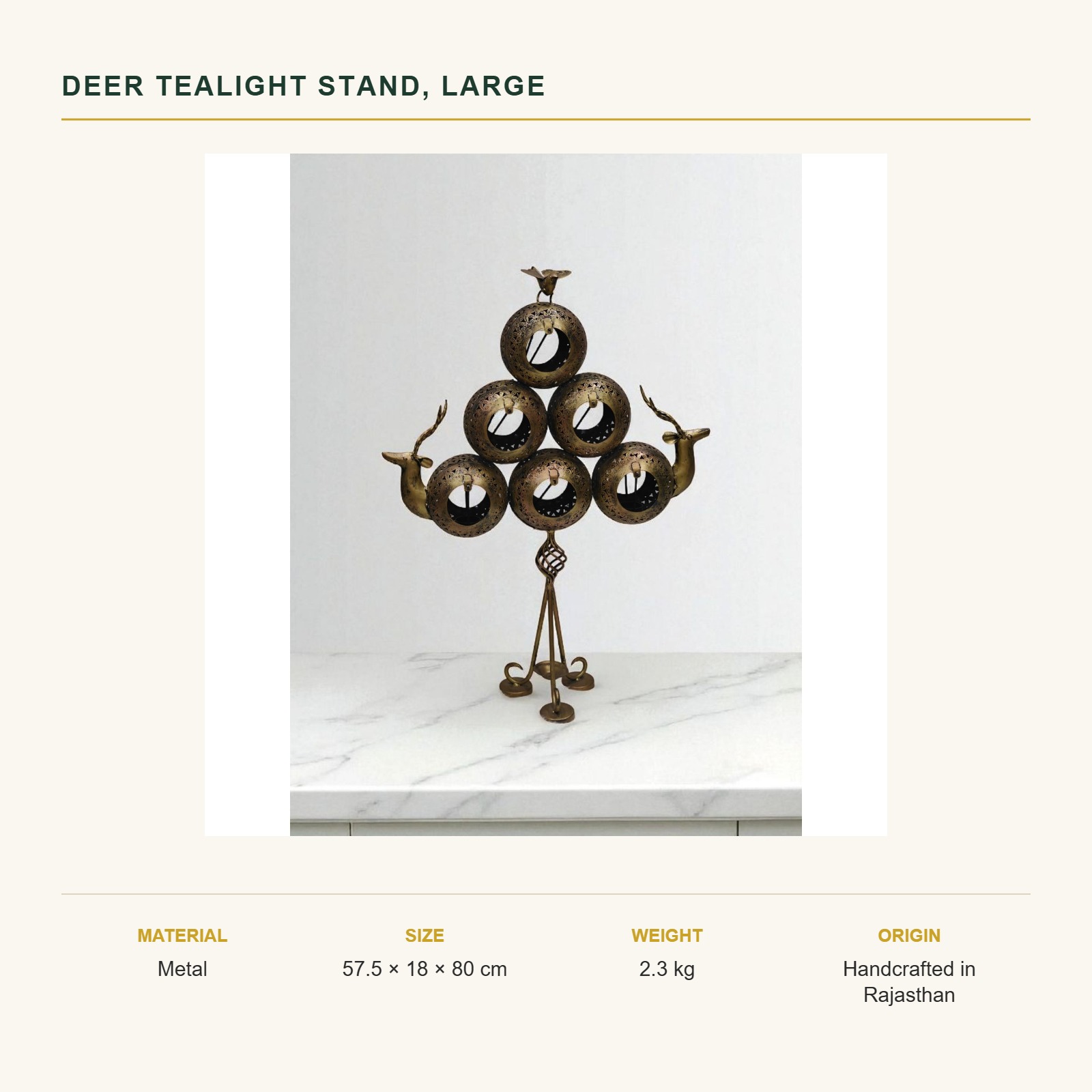 Deer Tealight โ view 7