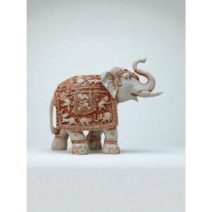 Marble Elephant: Handcrafted Decor Idol