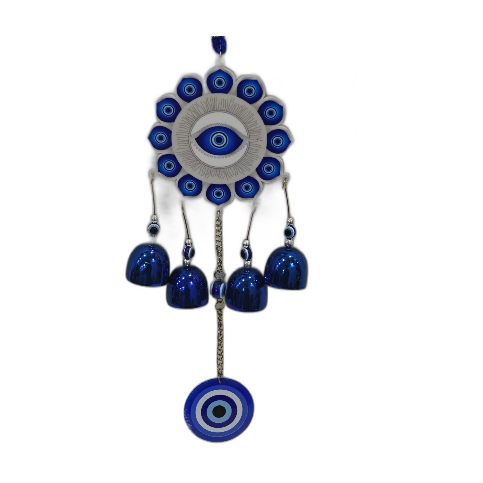 Evil Eye Hanging with Bells: Nazar Suraksha Charm - Image 3