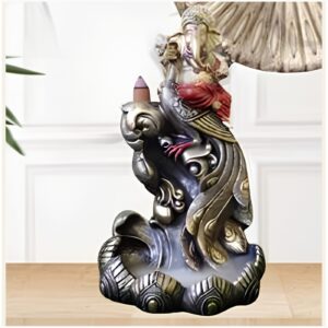 Vrindavan Whisper, backflow incense burner by Premloom Envision