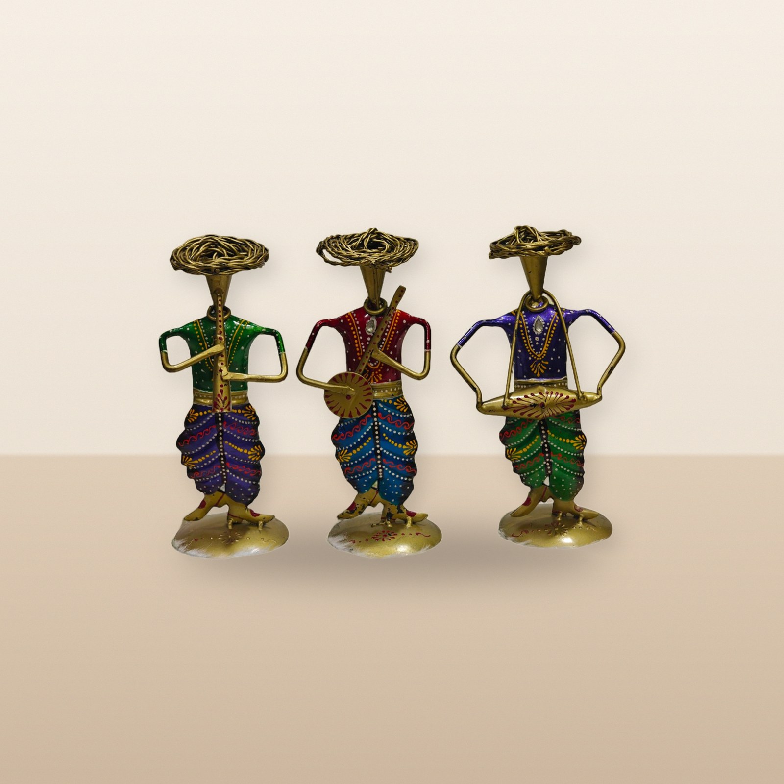 Tribal Artist Figurines, on a tabletop