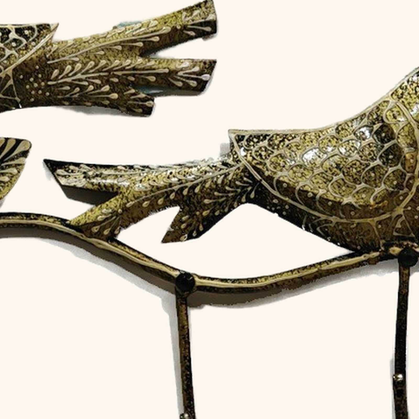 Bird Key Holder, close up of the detail