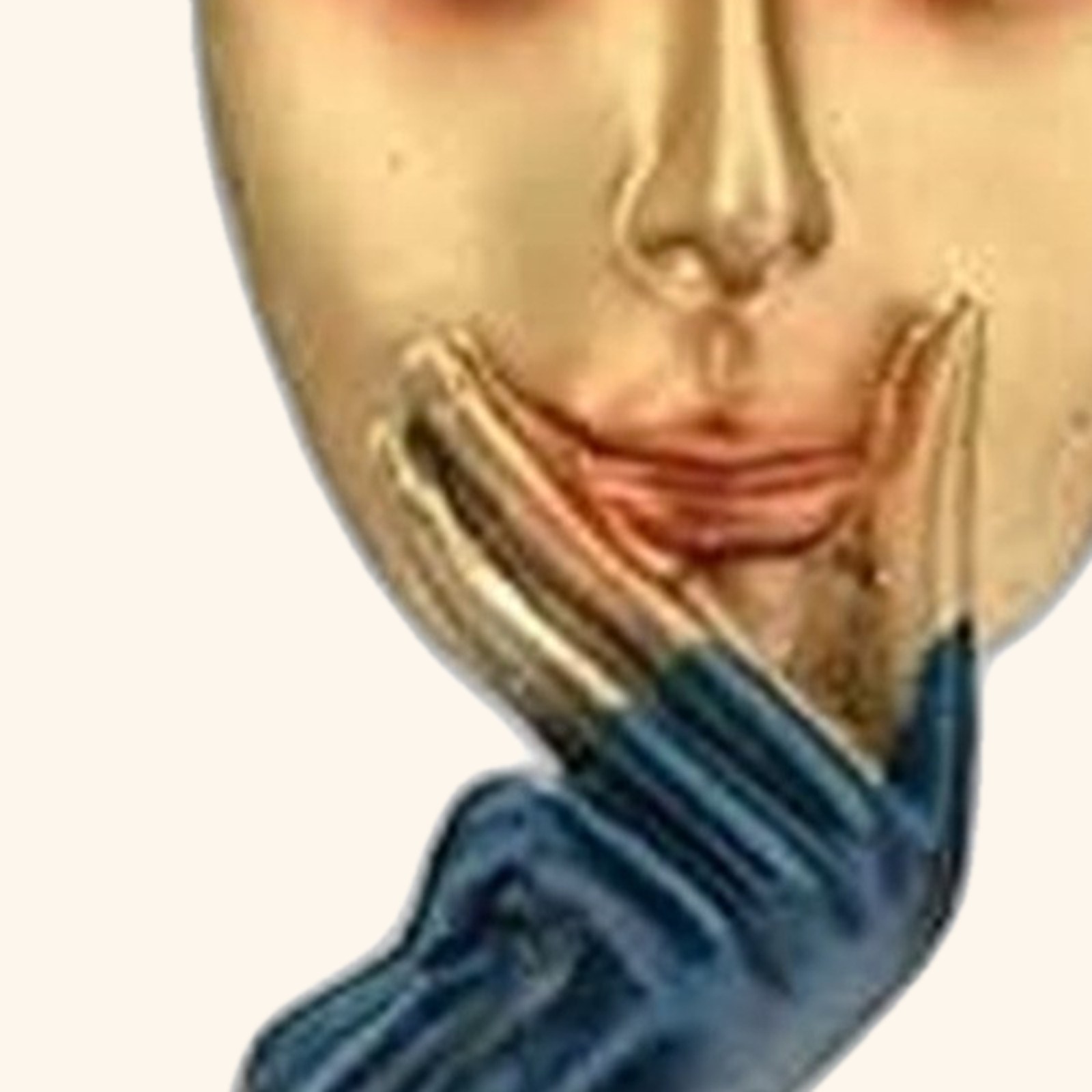 Between Thoughts, close up of the detail