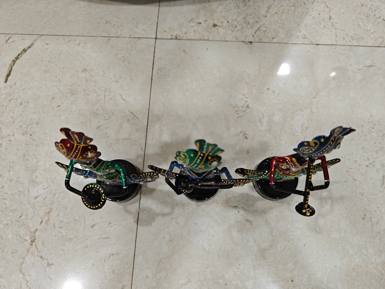 Pagdi Sur Mandali turbaned musician figurines, set of 3