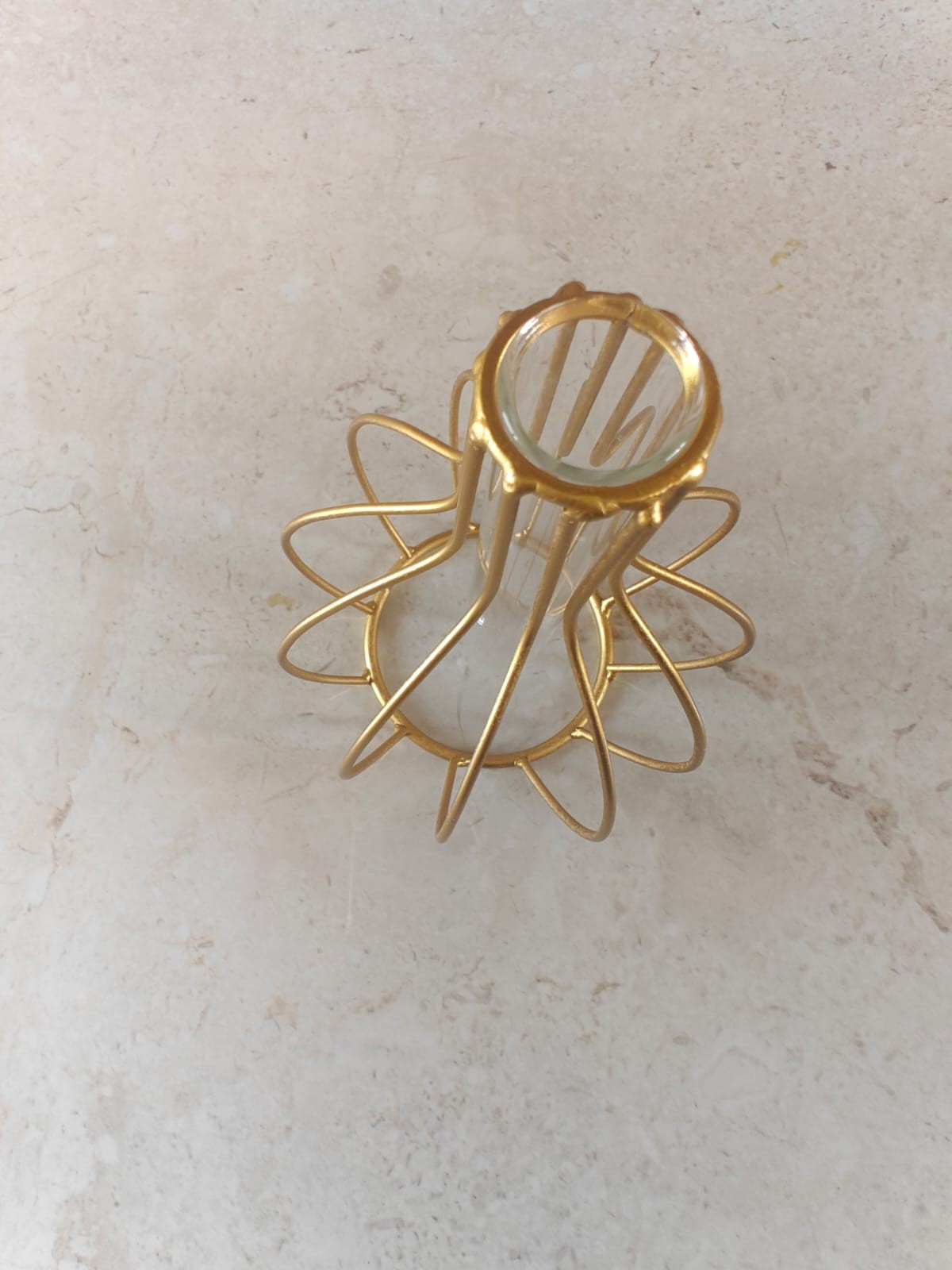 Round Cage Bud Vase view 3