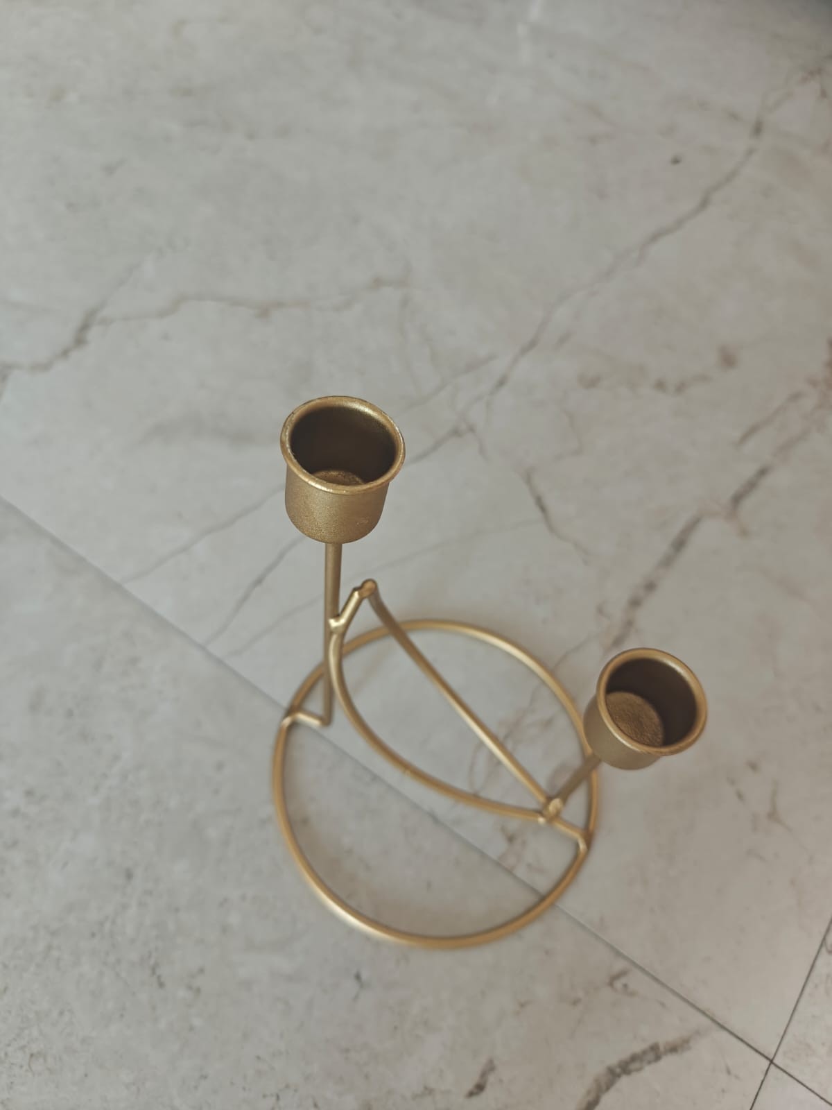 Ring Base Twin Candle Holder view 5